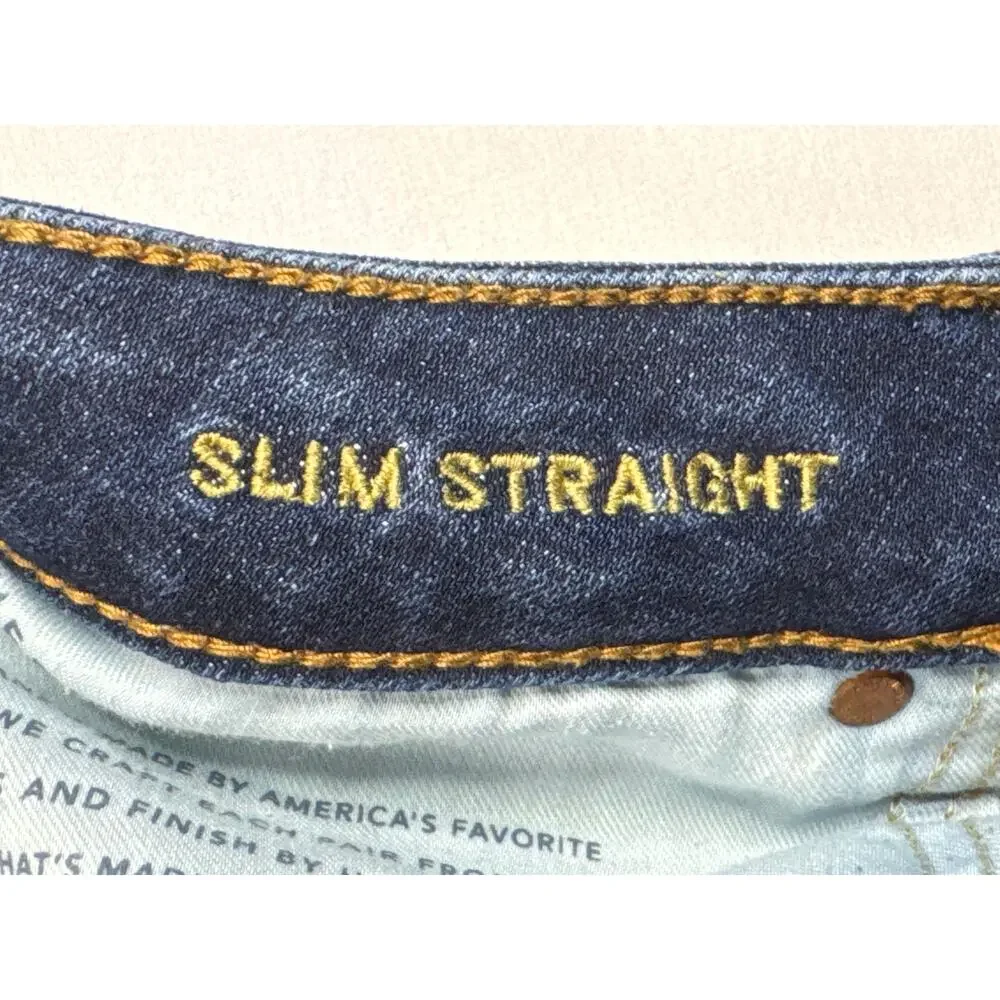 American Eagle Men's‎ Slim Straight Leg Blue Denim Jeans - Size 29x30 (30x28.5)